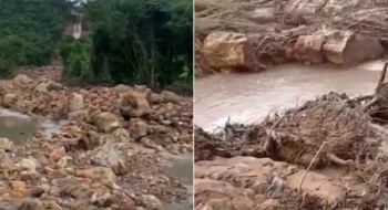 Rompimento de barragem em Rio Verde destrói pontes e assusta moradores